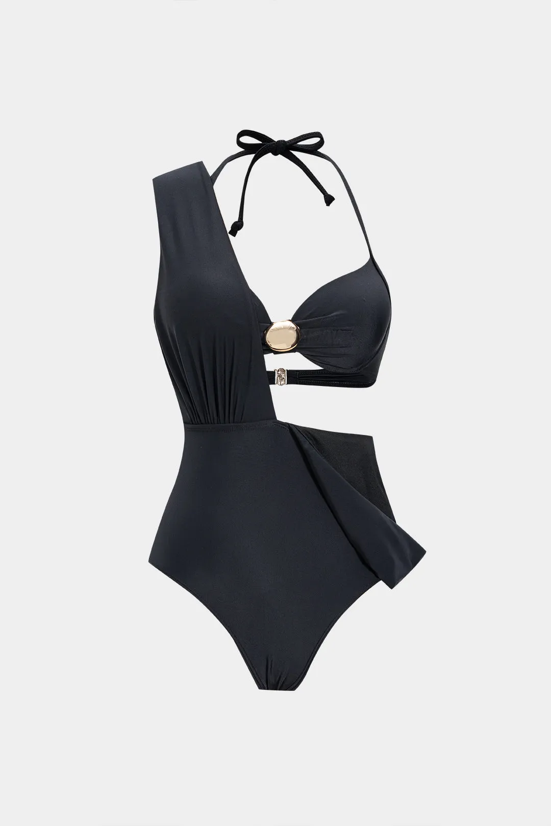 Tie-Back Slip Ruched Sleeveless Bodysuit sold by Micas