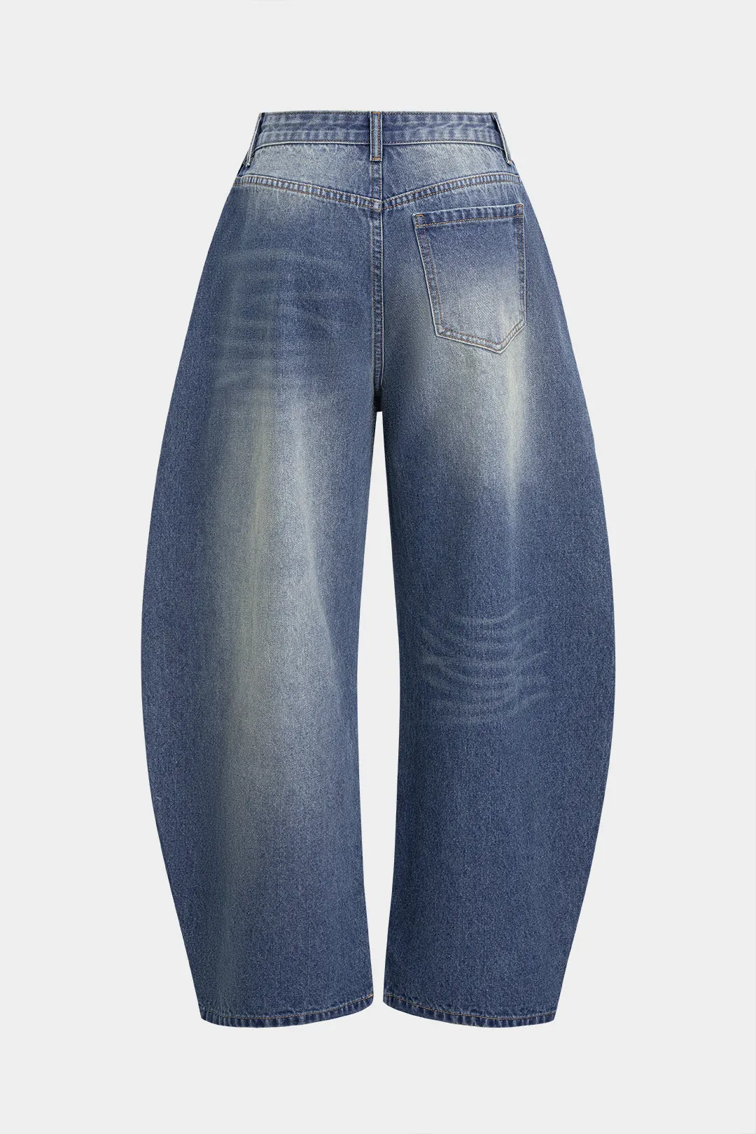 Denim Asymmetrical Barrel Jeans sold by Micas product image thumbnail 2