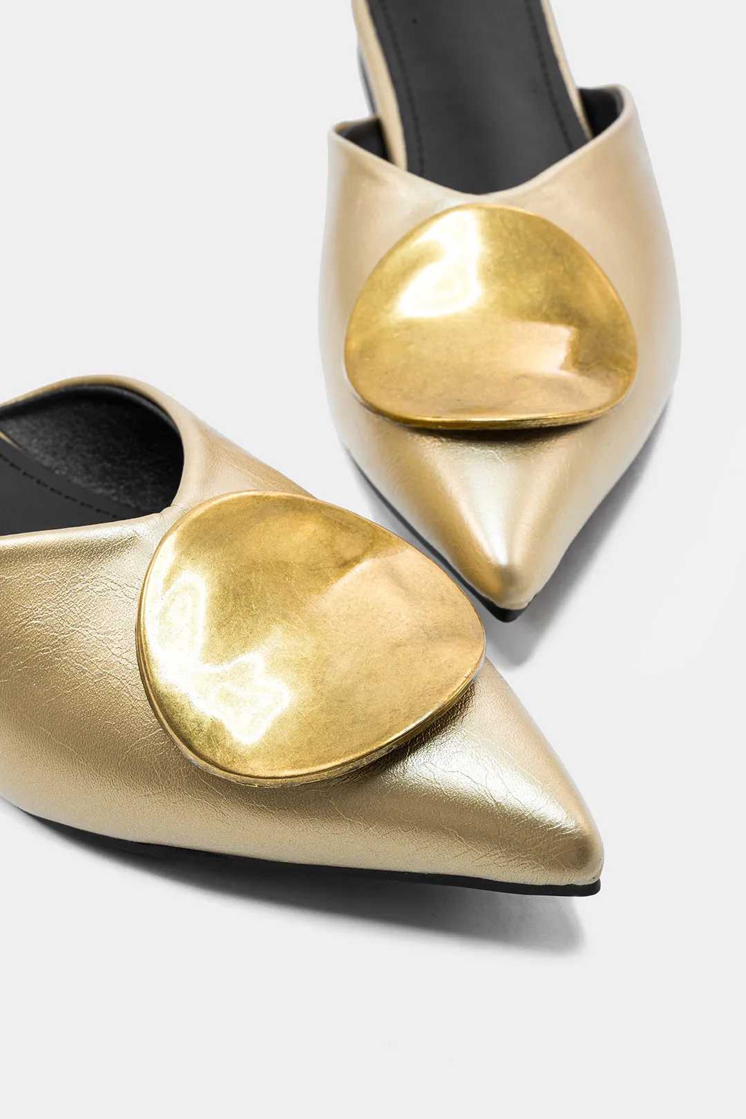 Metallic Geometric Decor Pointed Flats sold by Micas product image thumbnail 4