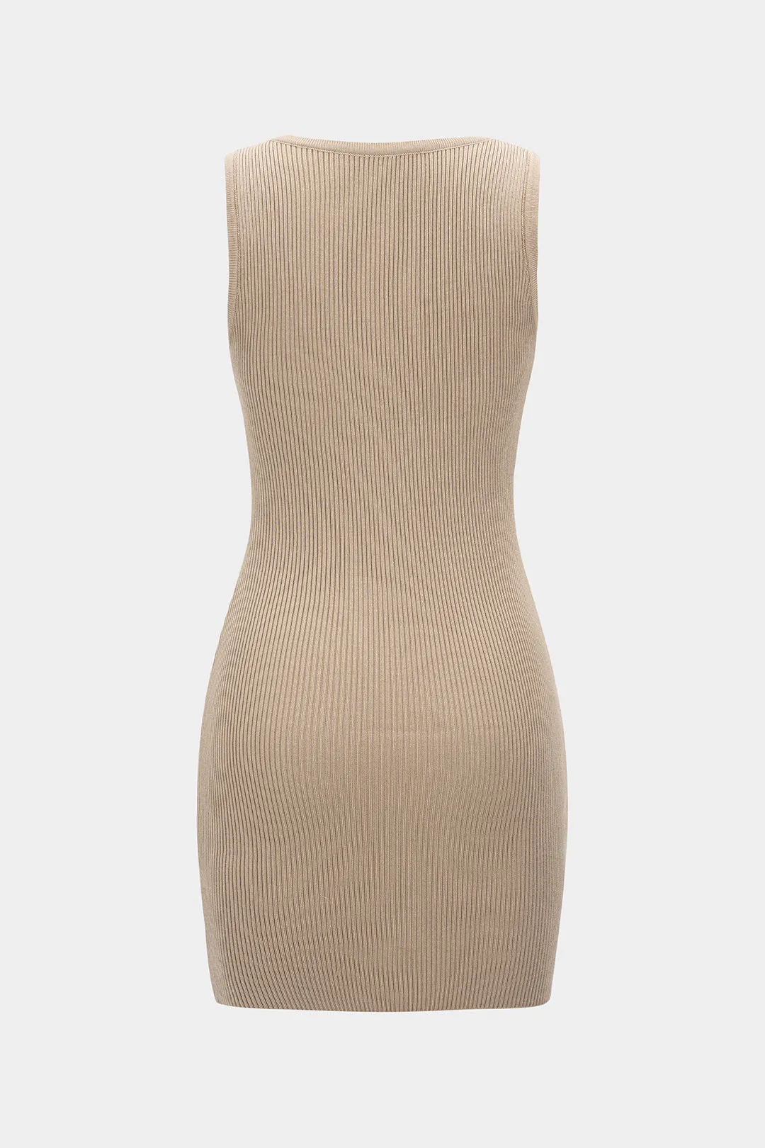 Knit Button Sleeveless Dress sold by Micas product image thumbnail 2