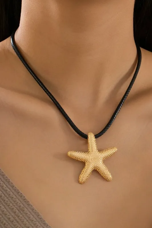 Shell Starfish Necklace sold by Micas