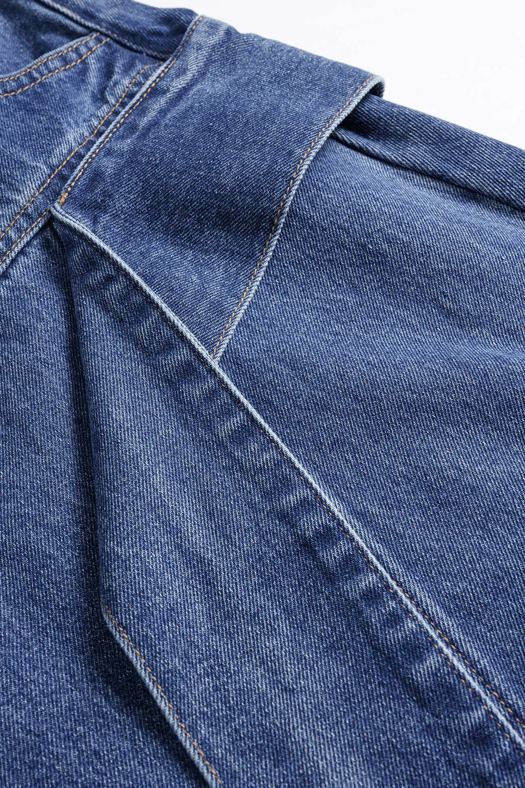 Denim Wide Leg Low Waist Barrel Jeans sold by Micas product image thumbnail 3