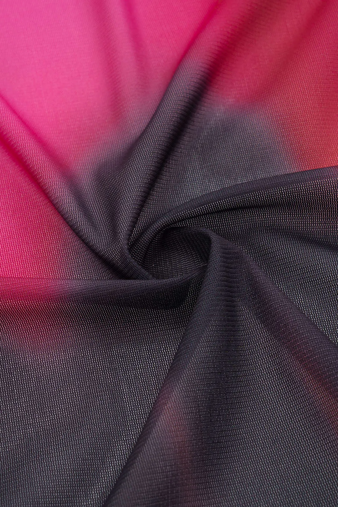 Colorblock Mesh Twist Knot Tank Top And Skirt Set sold by Micas product image thumbnail 5