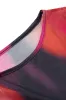 Colorblock Mesh Twist Knot Tank Top And Skirt Set sold by Micas