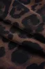 Leopard Print Patchwork Wrap Strapless Sleeveless Mini Dress sold by Micas