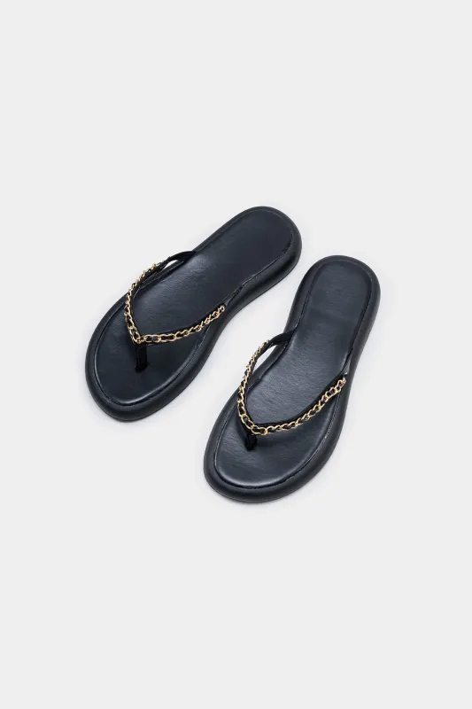 Chain Flip-Flop Slippers sold by Micas