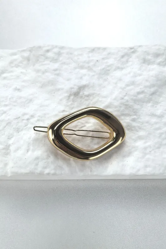 Metal Geometric Oval Hair Accessory sold by Micas
