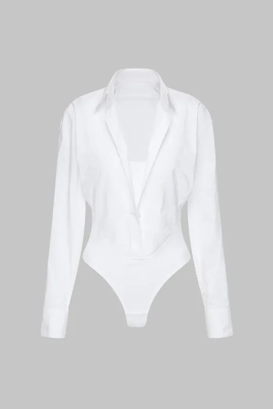 Cut Out Long Sleeve Bodysuit sold by Micas