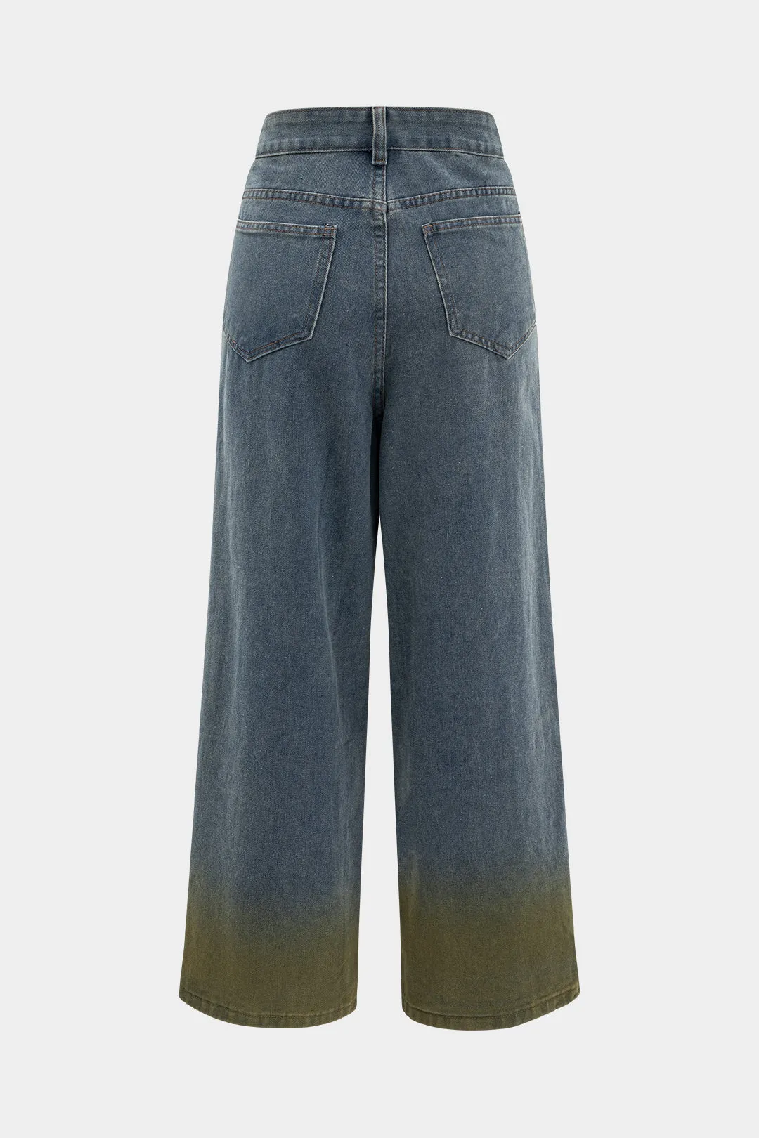 Denim Contrast Wide Leg Jeans sold by Micas product image thumbnail 2