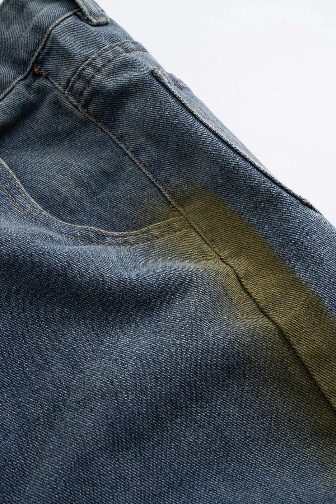 Denim Contrast Wide Leg Jeans sold by Micas product image thumbnail 3