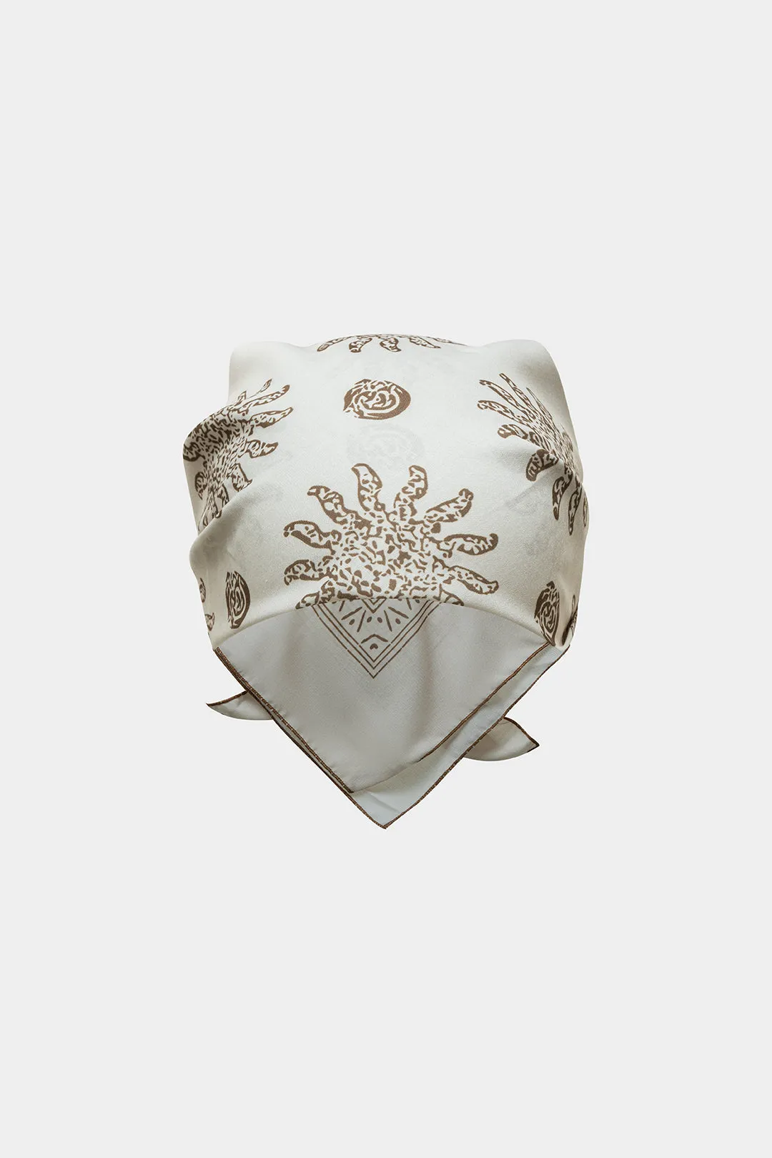 Retro Print Square Headscarf sold by Micas