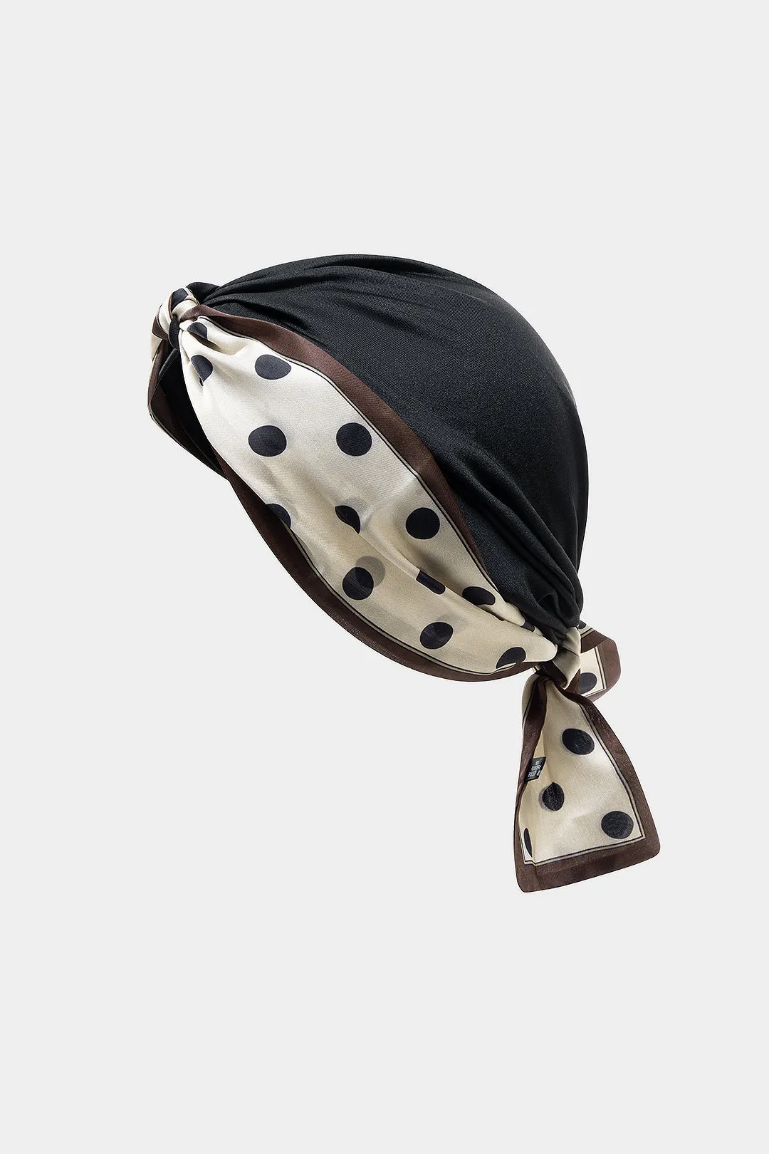 Polka Dot Print Knotted Headscarf sold by Micas product image thumbnail 2