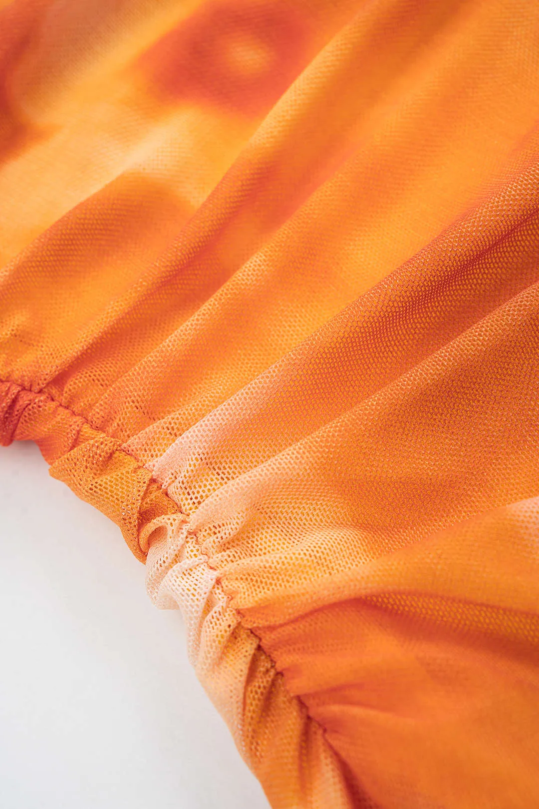 Floral Print Asymmetrical Shoulder Tie-Up Ruched Midi Dress sold by Micas product image thumbnail 3