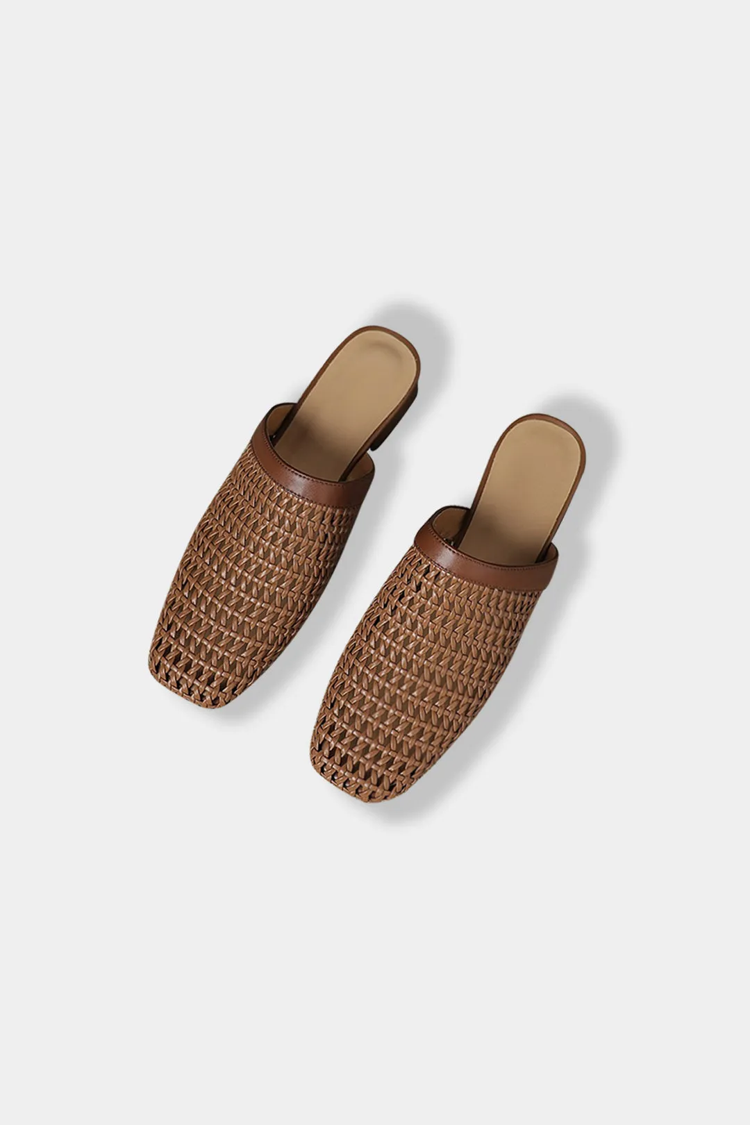 Woven Square Toe Sandals sold by Micas
