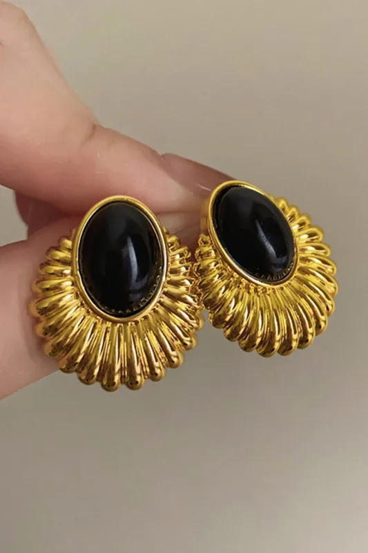 Irregular Metallic Earrings sold by Micas