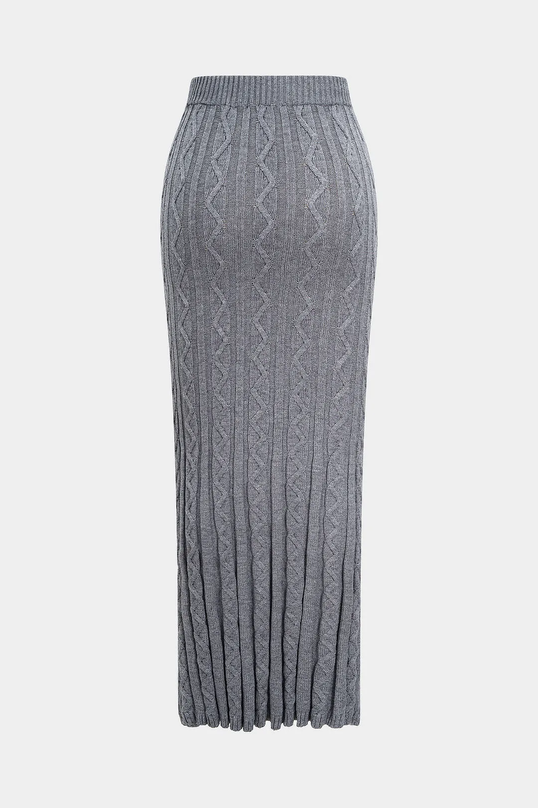 Knit Texture Tie-Up Skirt sold by Micas product image thumbnail 2