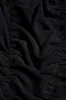 Mesh Patchwork V-Neck Ruched Long-Sleeve Top sold by Micas