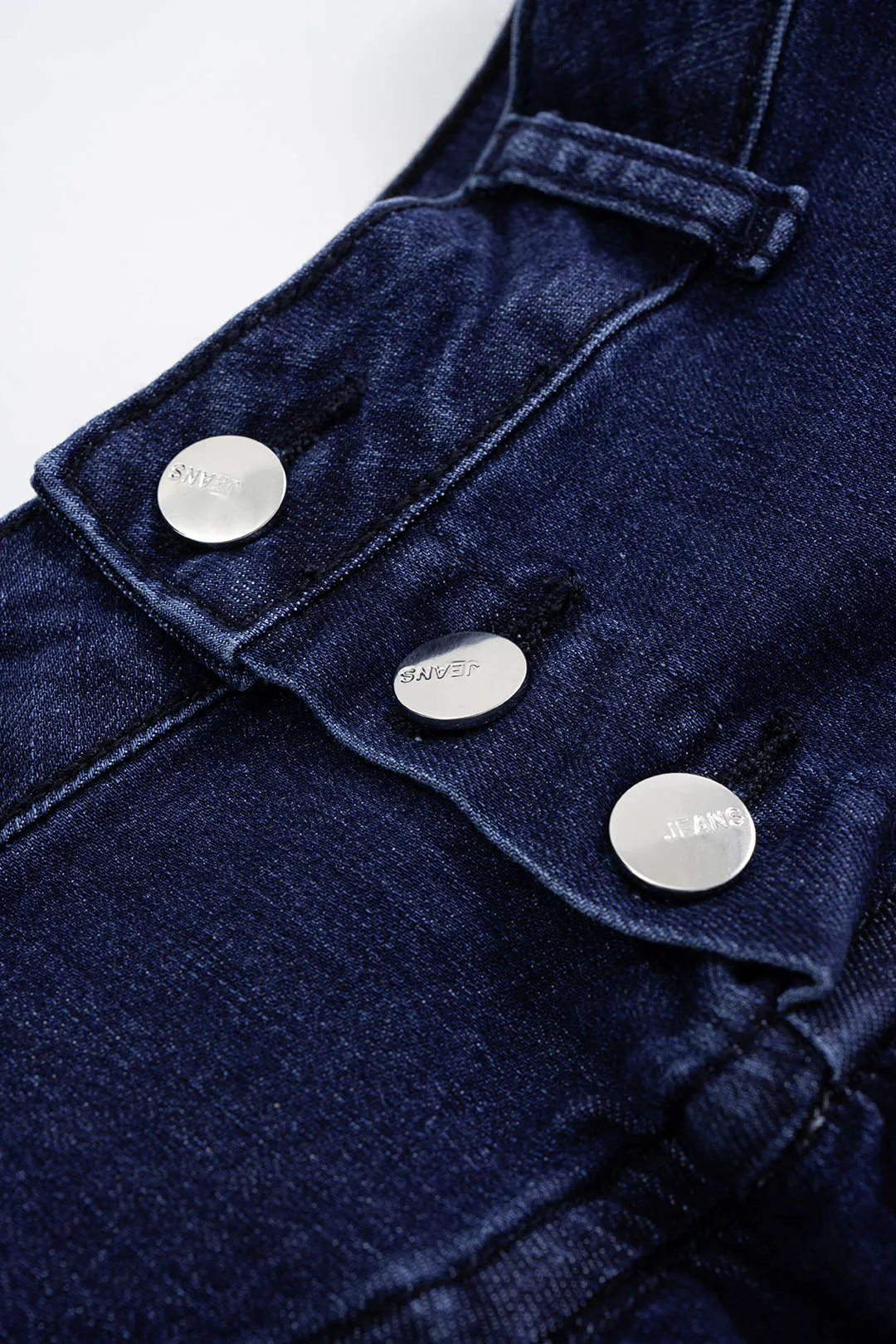 Denim Button Puff Skirt sold by Micas product image thumbnail 3