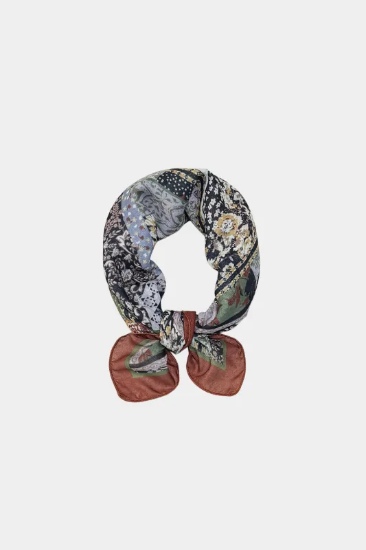 Retro Print Scarf sold by Micas