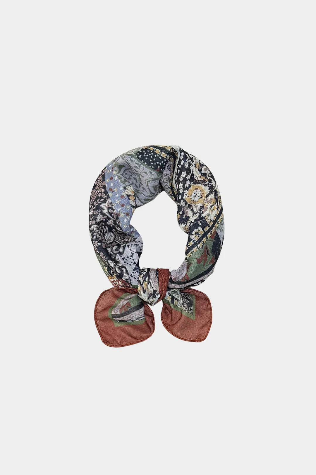 Retro Print Scarf sold by Micas