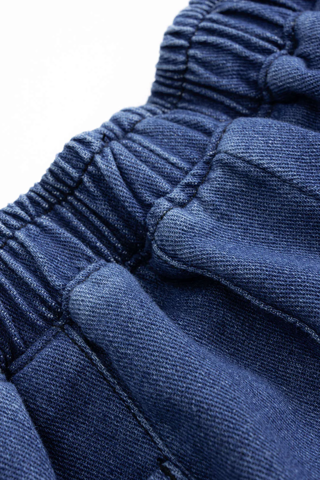 Denim Shirred Lantern Jeans sold by Micas product image thumbnail 3