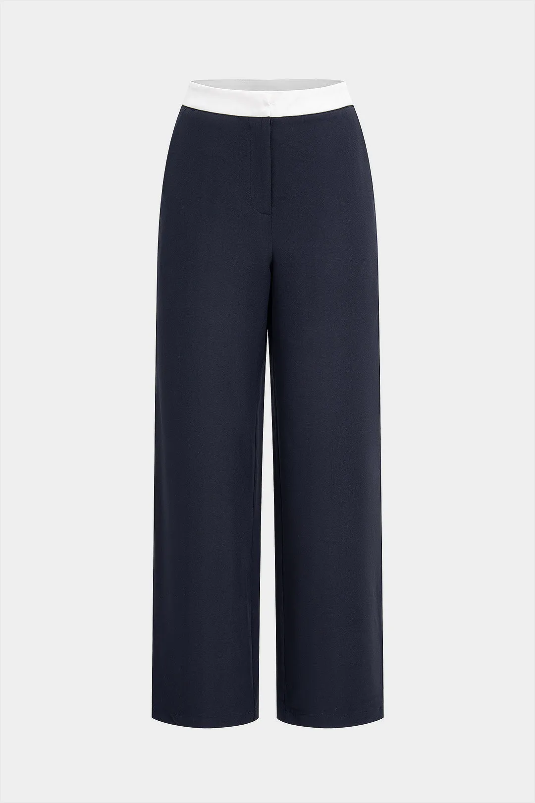 Contrast High Waist Wide Leg Trousers sold by Micas