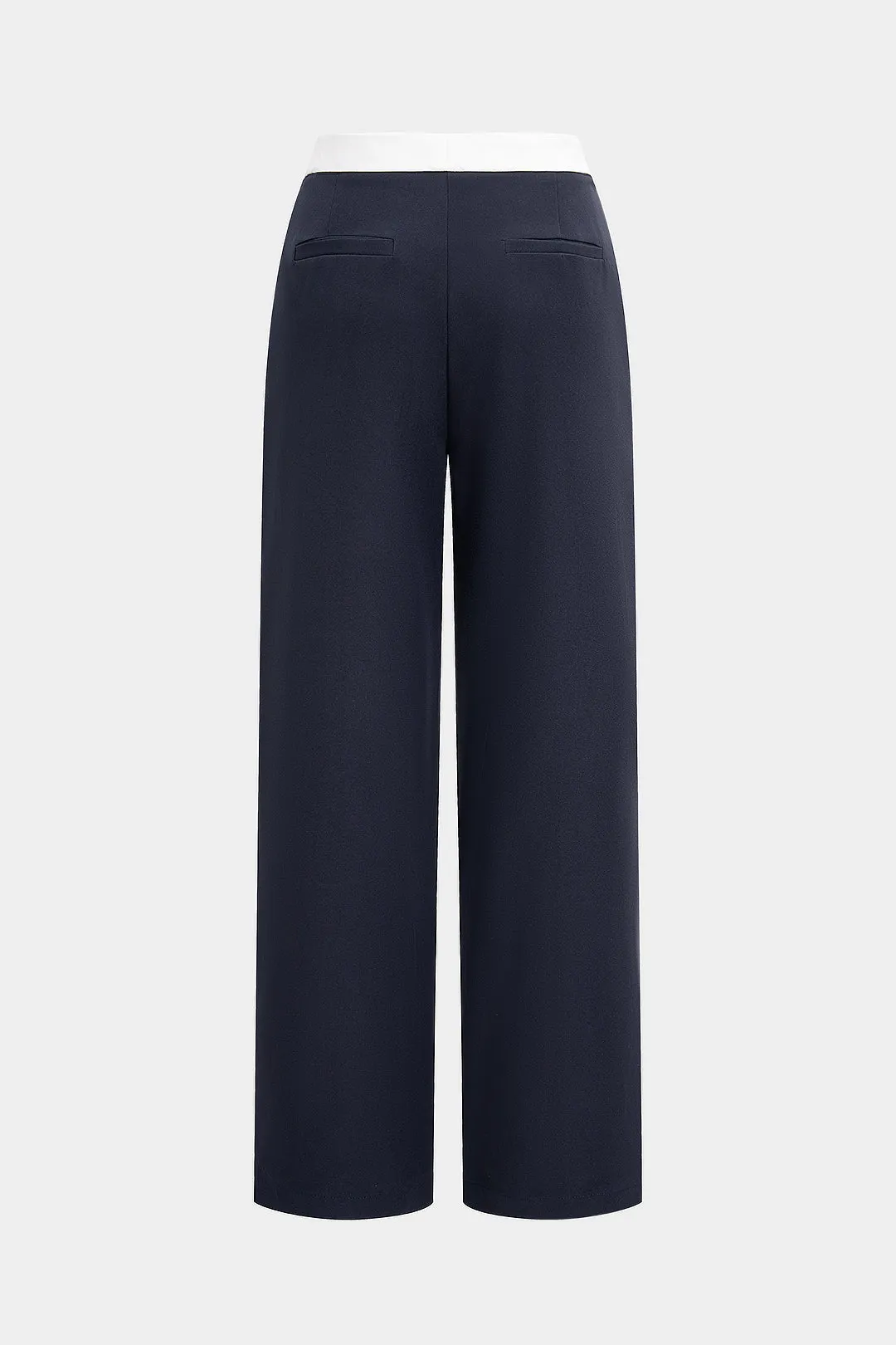 Contrast High Waist Wide Leg Trousers sold by Micas product image thumbnail 2