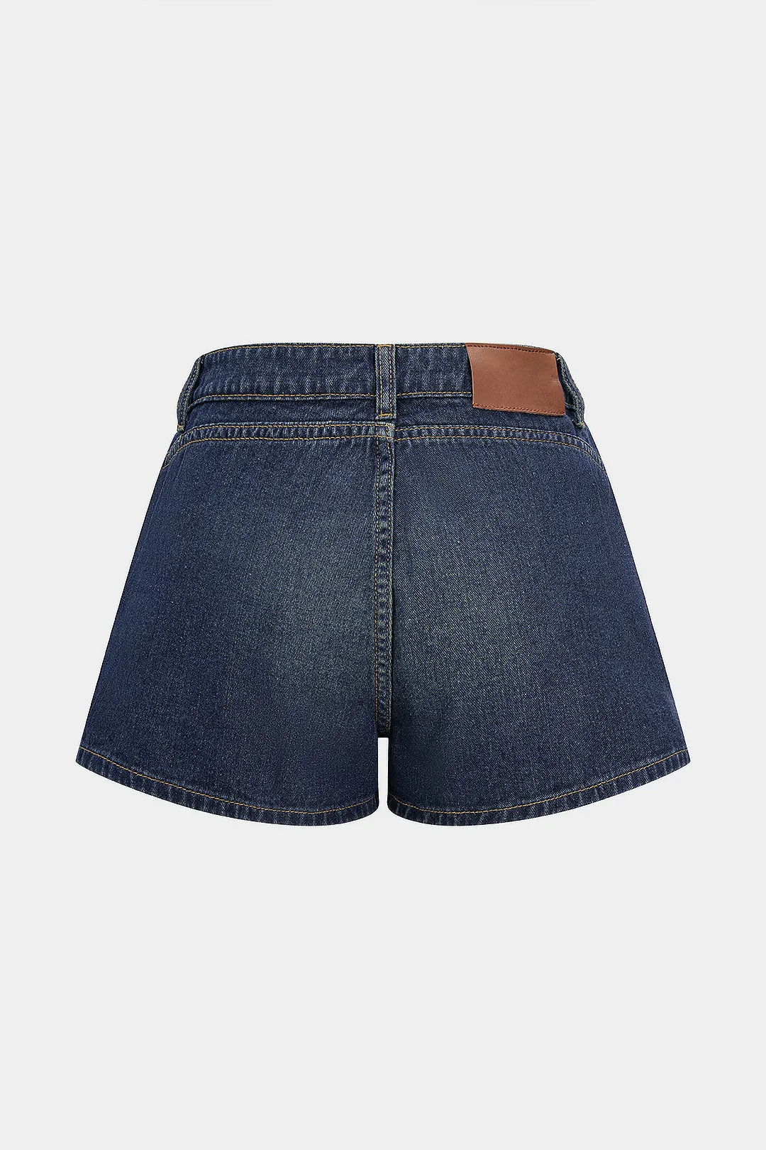 Denim Washed Zipper Jorts sold by Micas product image thumbnail 2
