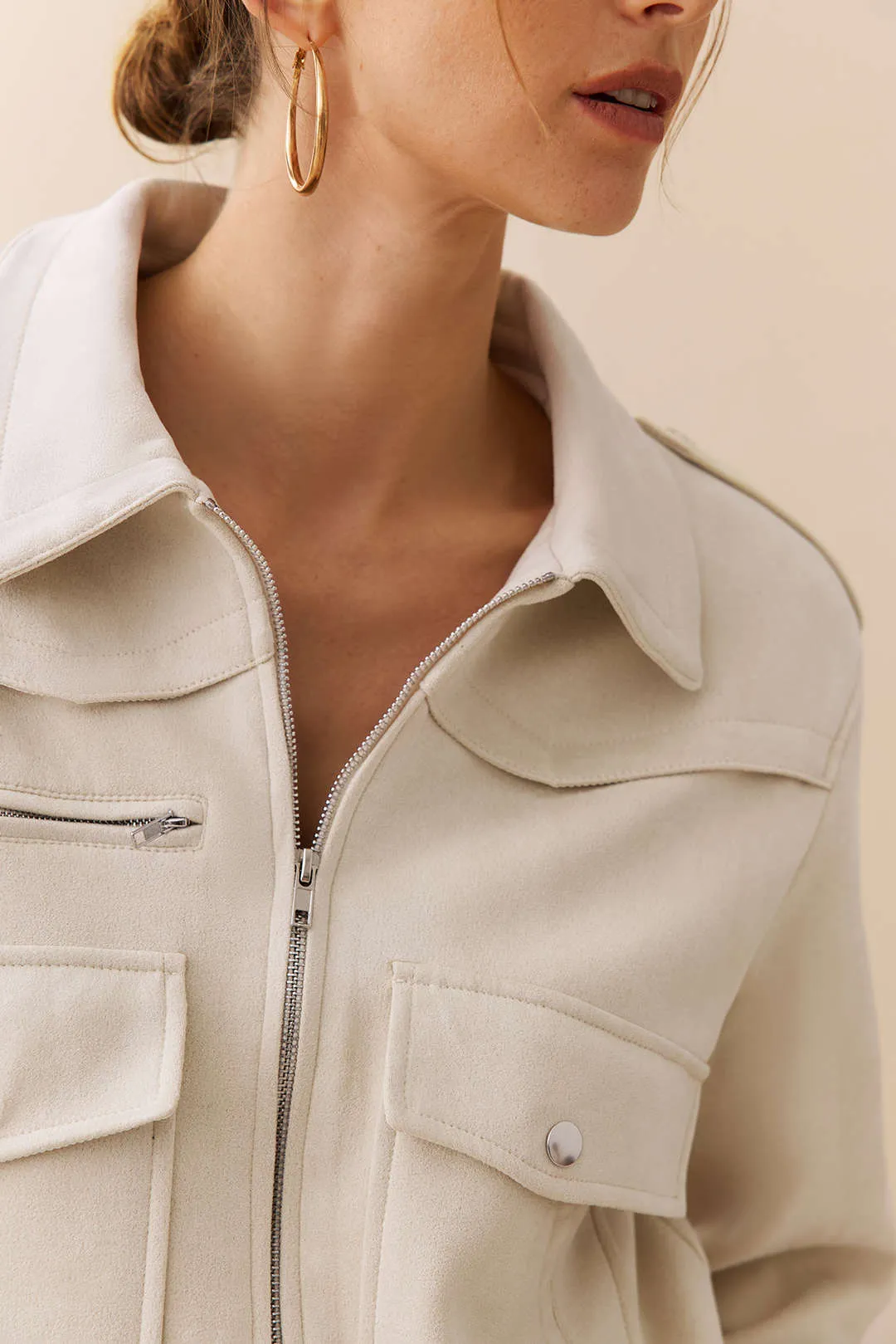 Zipper Button Pocket Jacket sold by Micas product image thumbnail 5