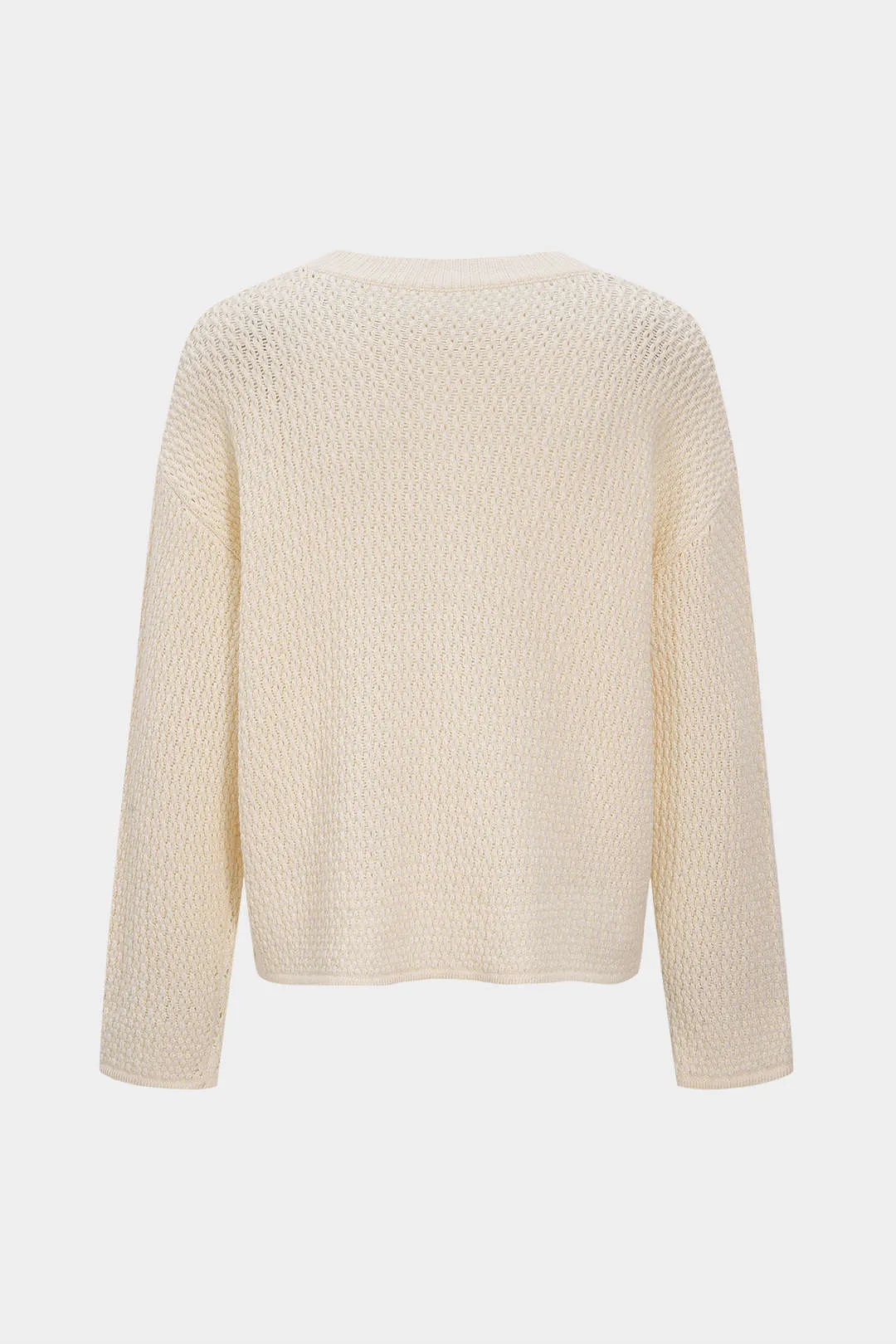 Knit Texture Long-Sleeve Top sold by Micas product image thumbnail 2