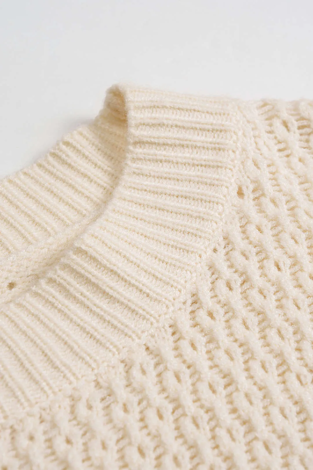 Knit Texture Long-Sleeve Top sold by Micas product image thumbnail 4