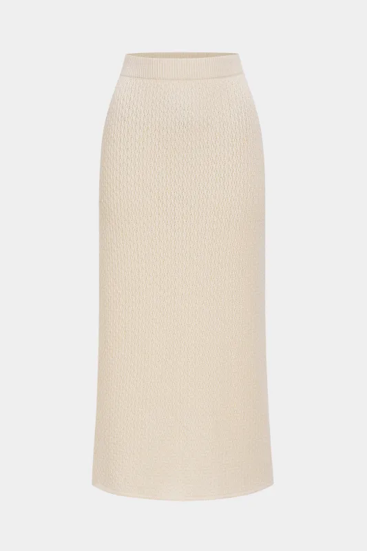 Knit Texture Skirt sold by Micas