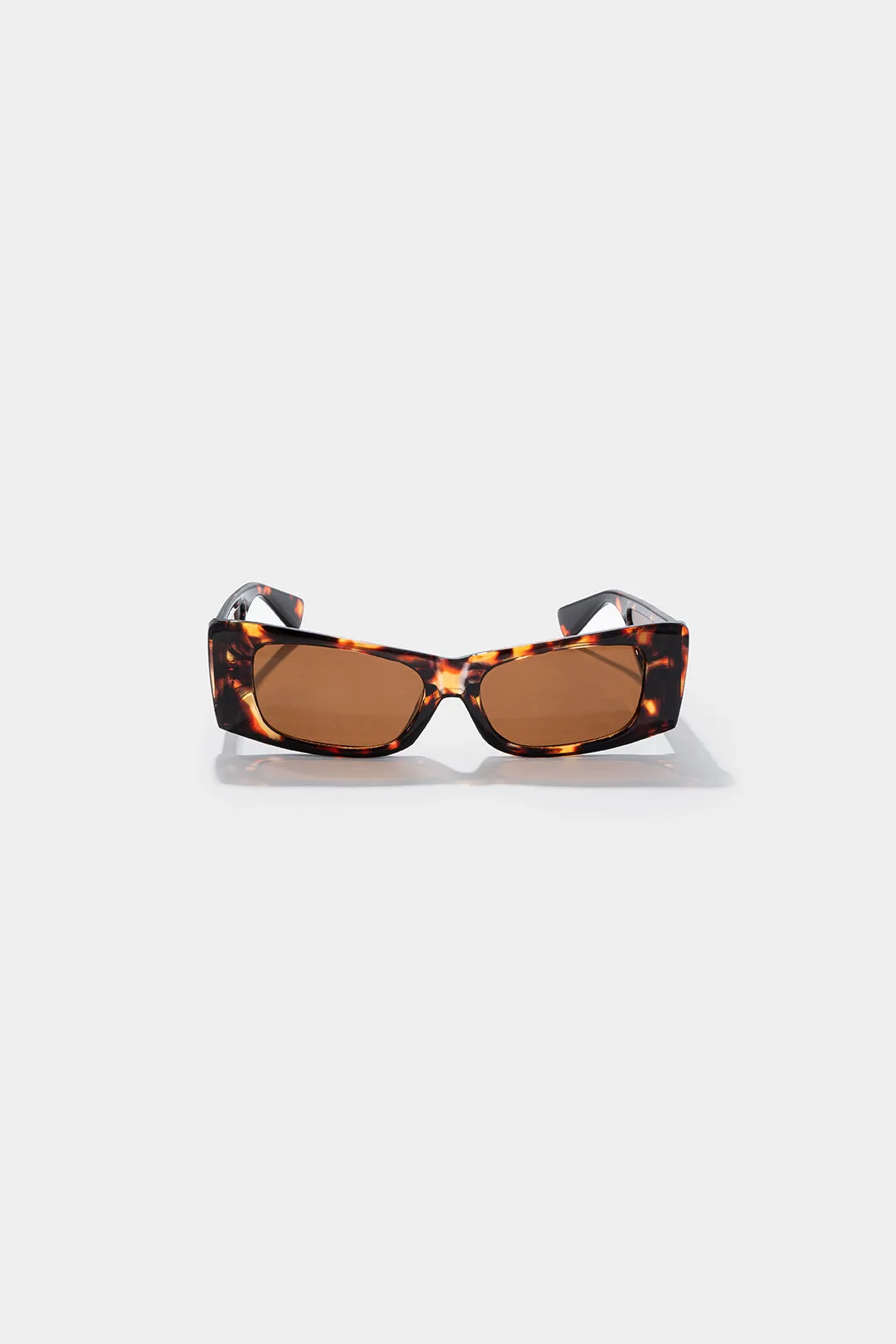 Leopard Pattern Wide Frame Sunglasses sold by Micas product image thumbnail 2
