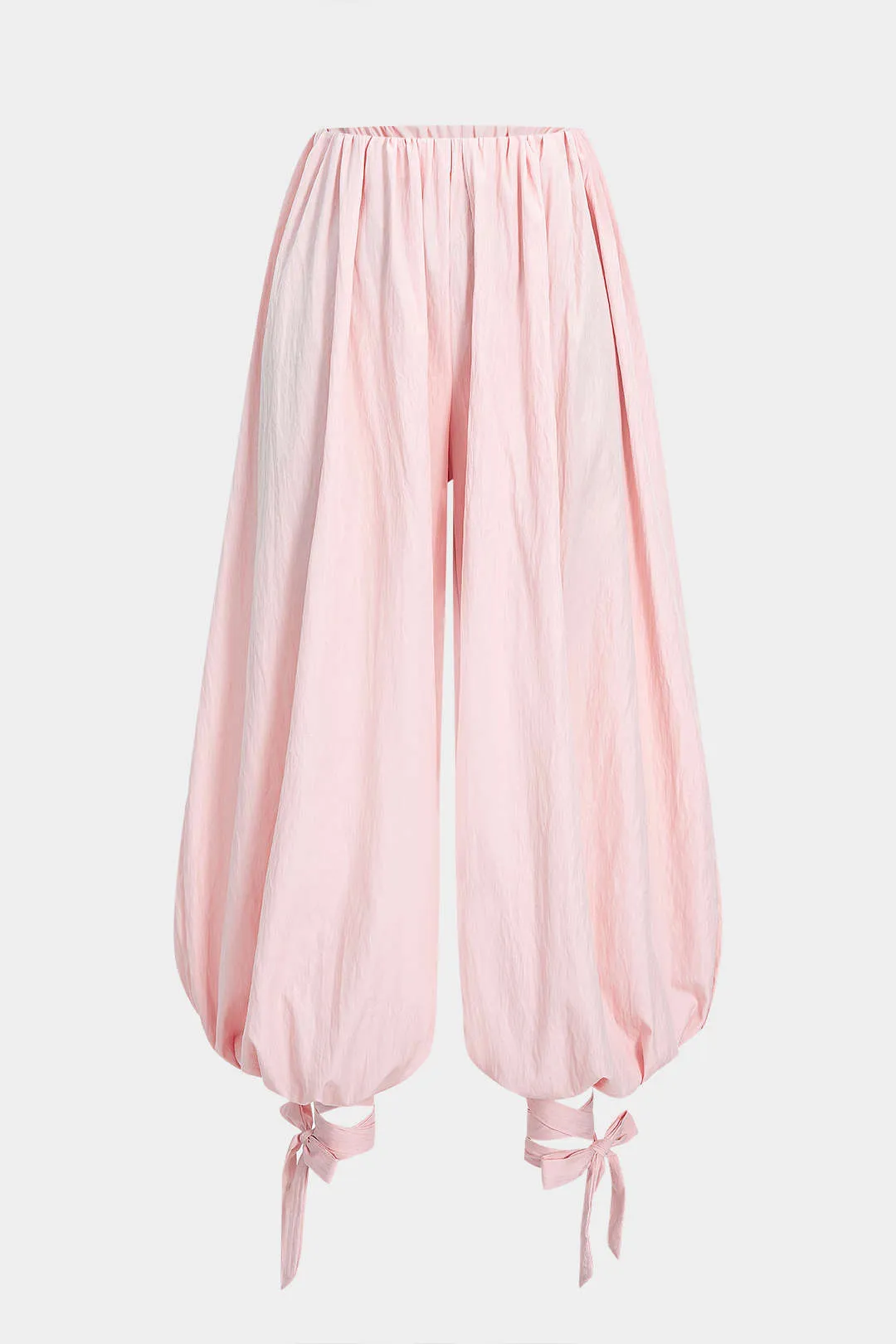 Tie-Up Ruched High Waist Lantern Trousers sold by Micas product image thumbnail 2