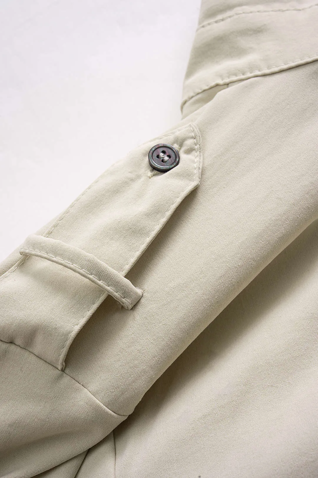 Button Belted Short-Sleeve Shirt sold by Micas product image thumbnail 4