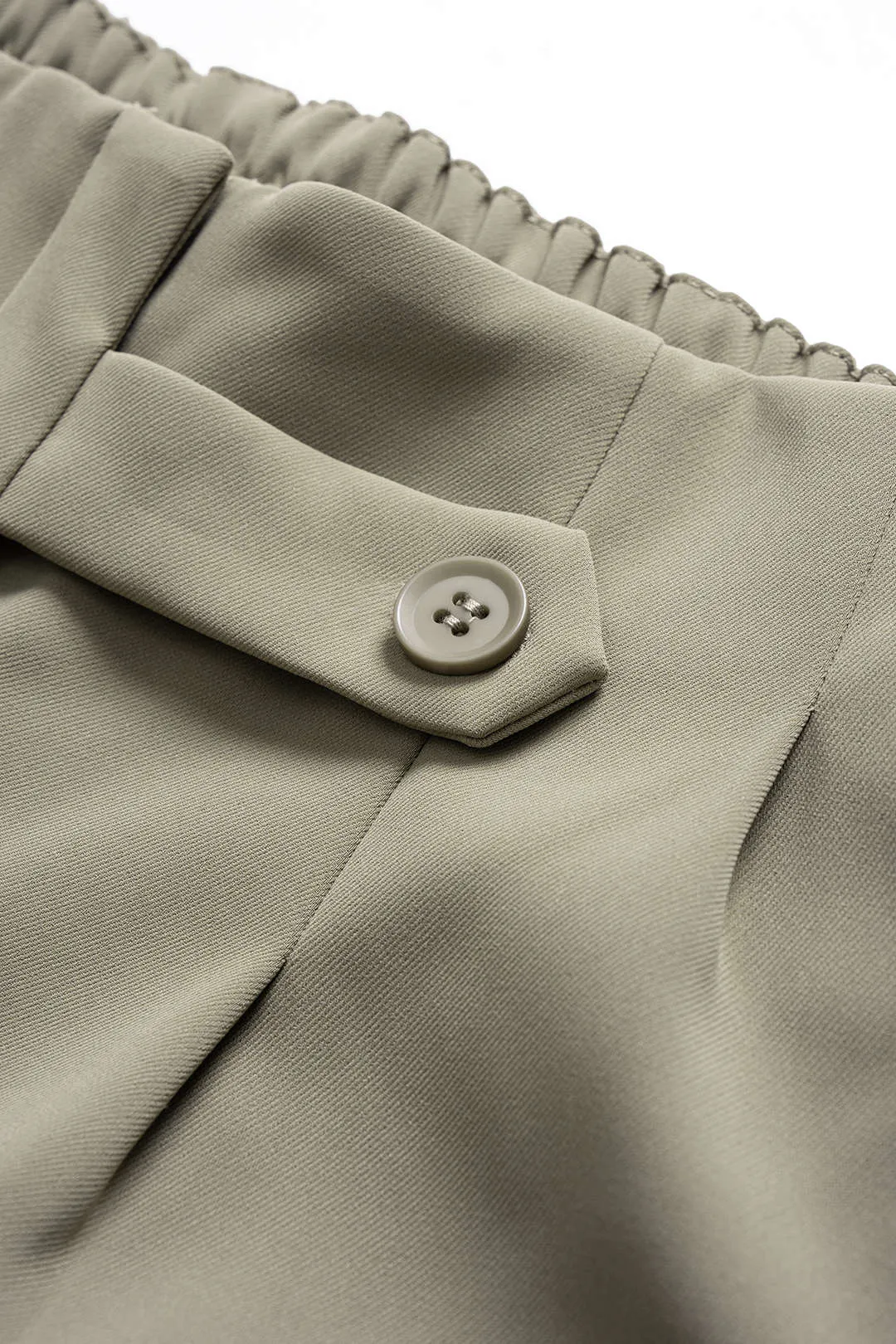 Button Ruched Wide Leg Shorts sold by Micas product image thumbnail 3