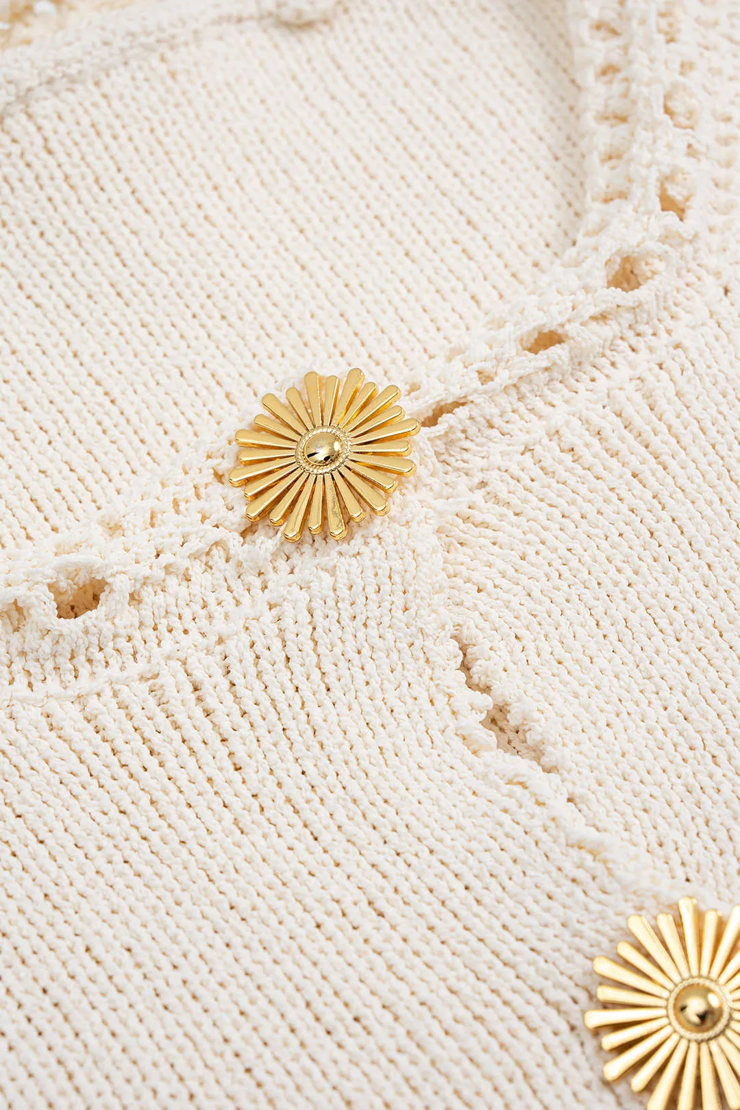 Knit Metallic Buckle Tank Top sold by Micas product image thumbnail 3