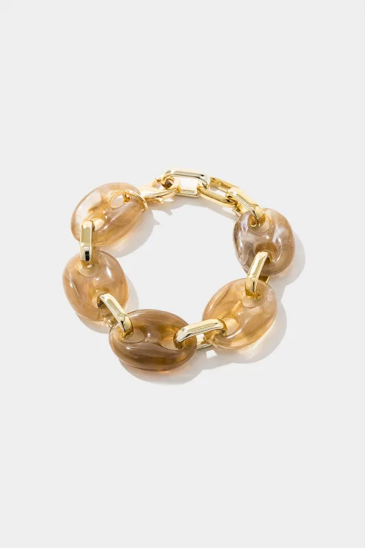 Metallic Geometric Bracelet sold by Micas