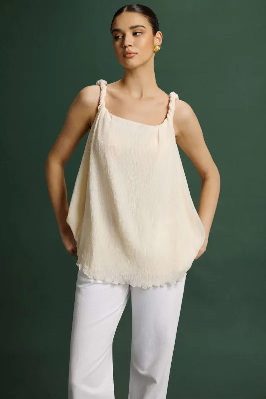 Twist Knot Irregular Hem Cami Top sold by Micas