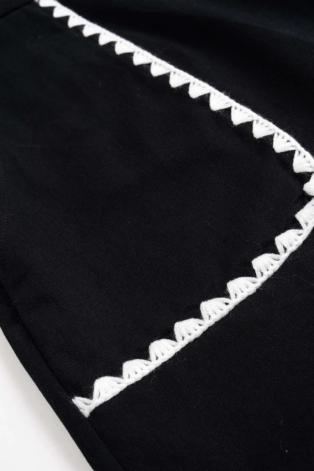 Embroidery Pocket Sleeveless Romper sold by Micas product image thumbnail 3