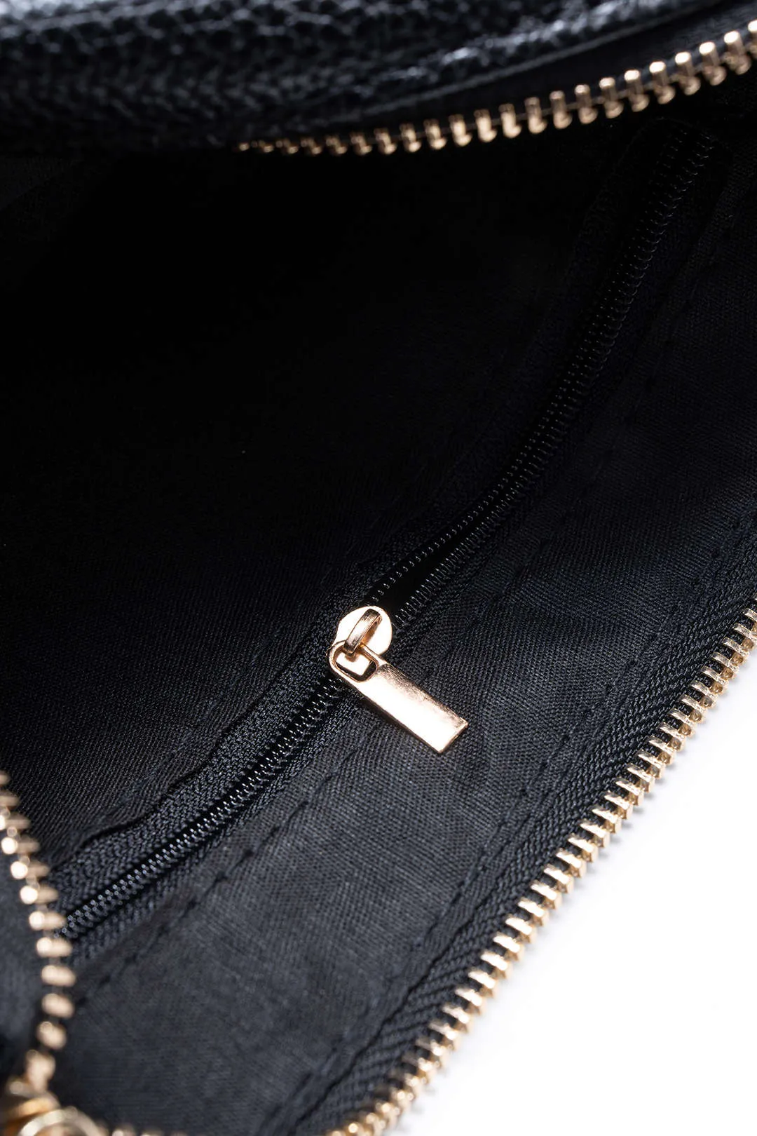 Faux Leather Zipper Handbag sold by Micas product image thumbnail 4