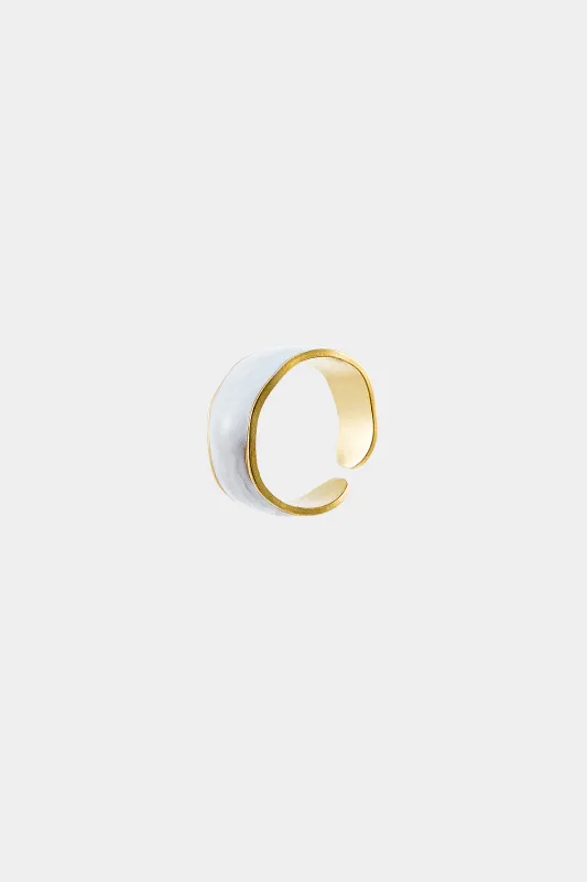 Metallic Open Ring sold by Micas