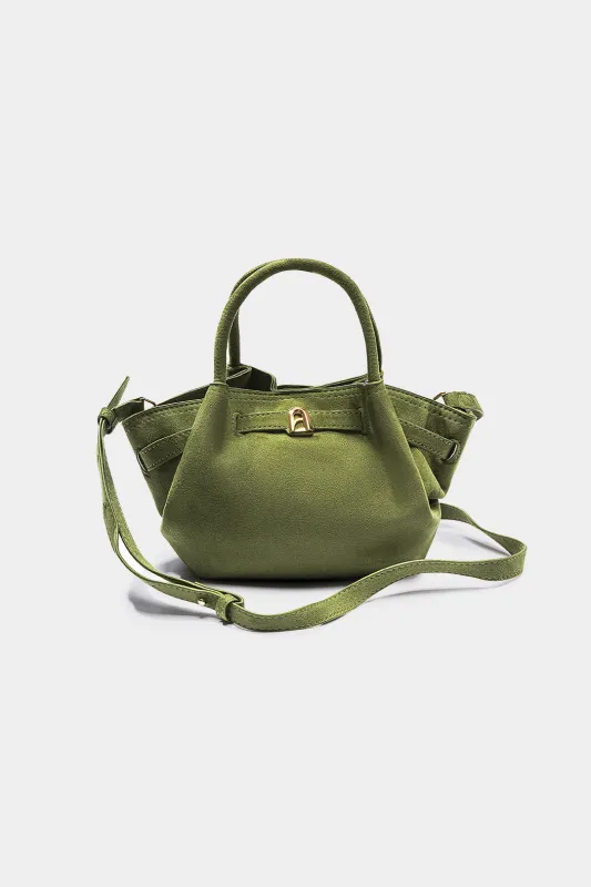 Suede Seamdetail Crossbody Bag sold by Micas