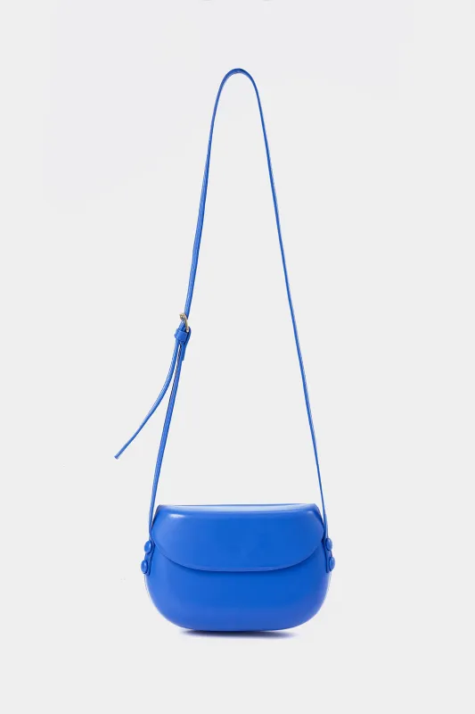 Solid Faux Leather Patchwork Crossbody Bag sold by Micas