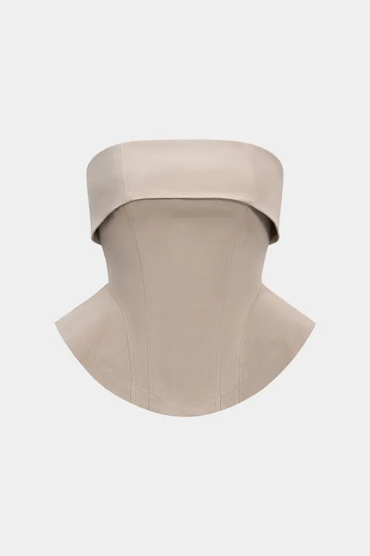 Zipper Waist-Cinching Strapless Tube Top sold by Micas