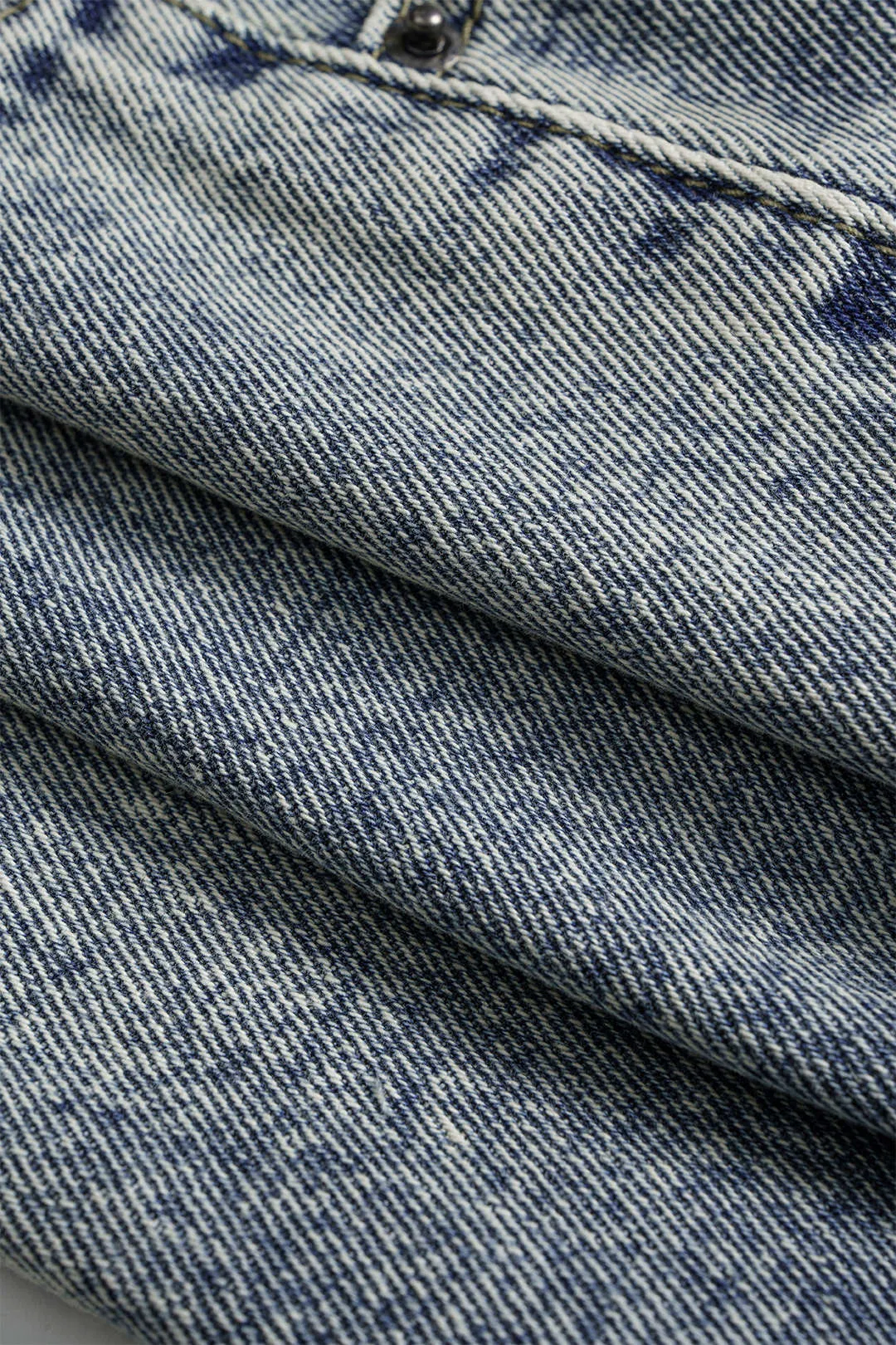 Denim Ripped Fringe Washed Pocket Frayed Shorts sold by Micas product image thumbnail 4