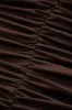 Mesh Metallic Decor Ruched Backless Sleeveless Maxi Dress sold by Micas
