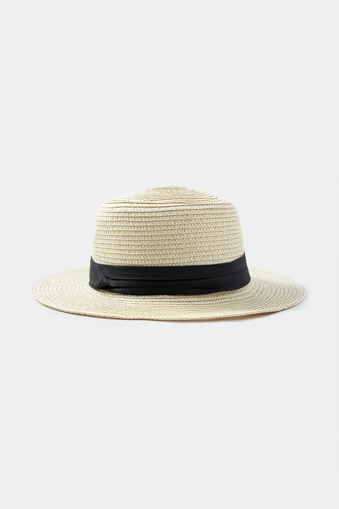 Straw Wide Brim Woven Hat sold by Micas