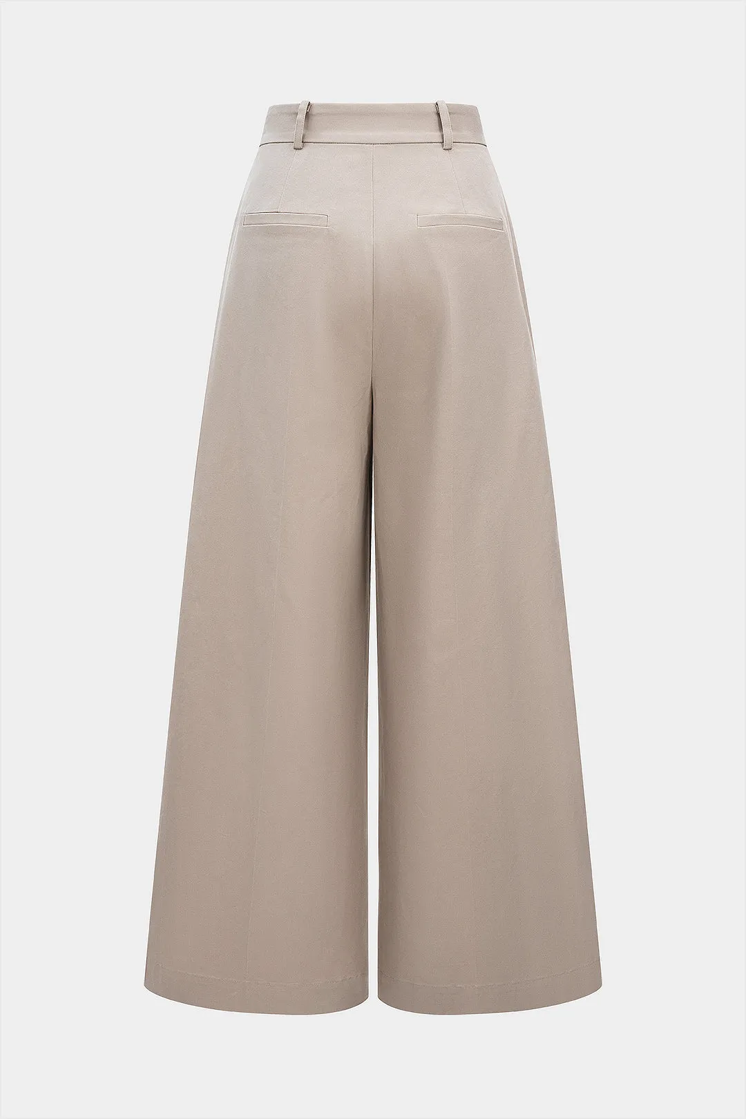 Solid High Waist Wide Leg Trousers sold by Micas product image thumbnail 2