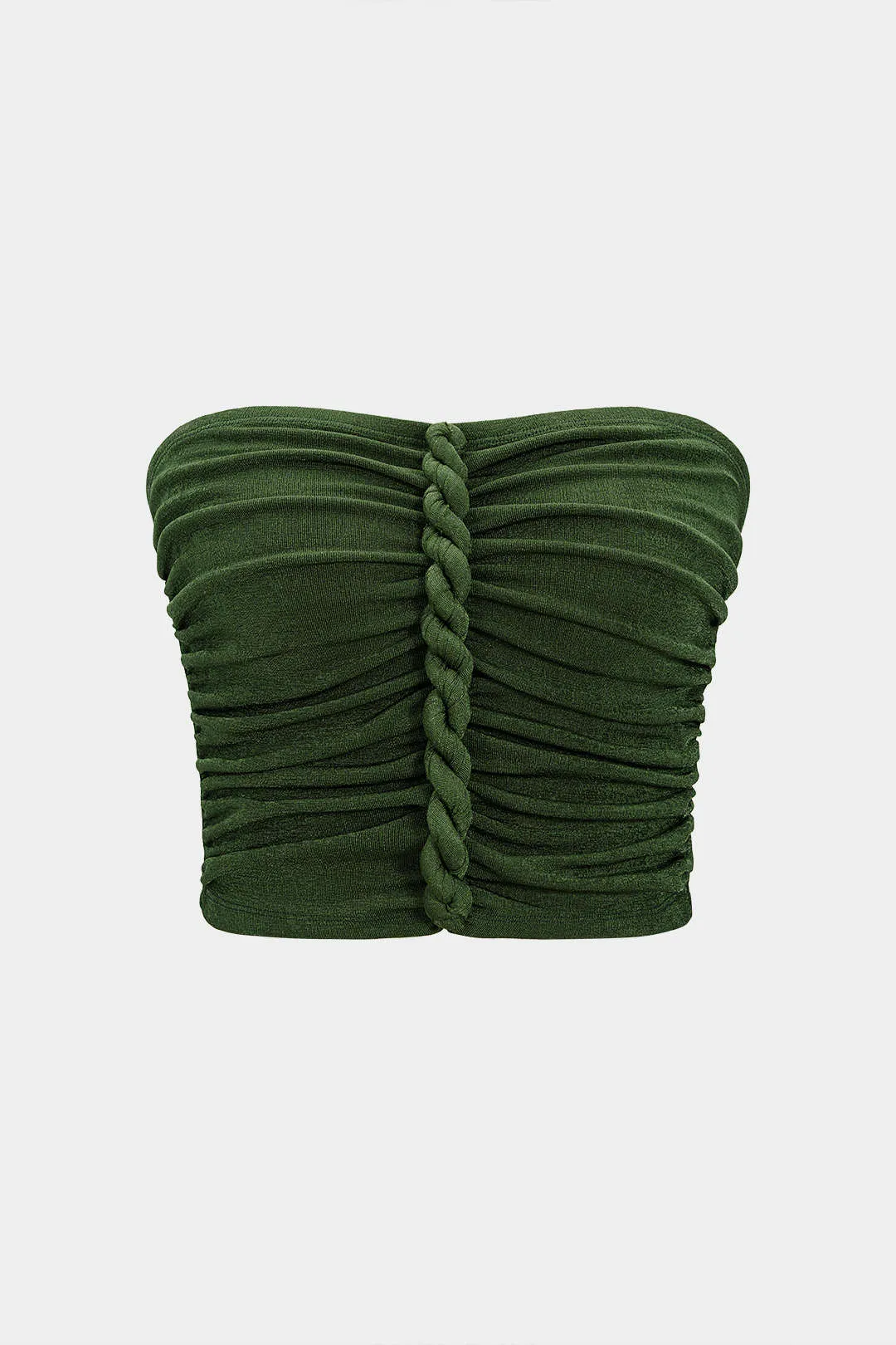 Ruched Twist Knot Tube Top sold by Micas